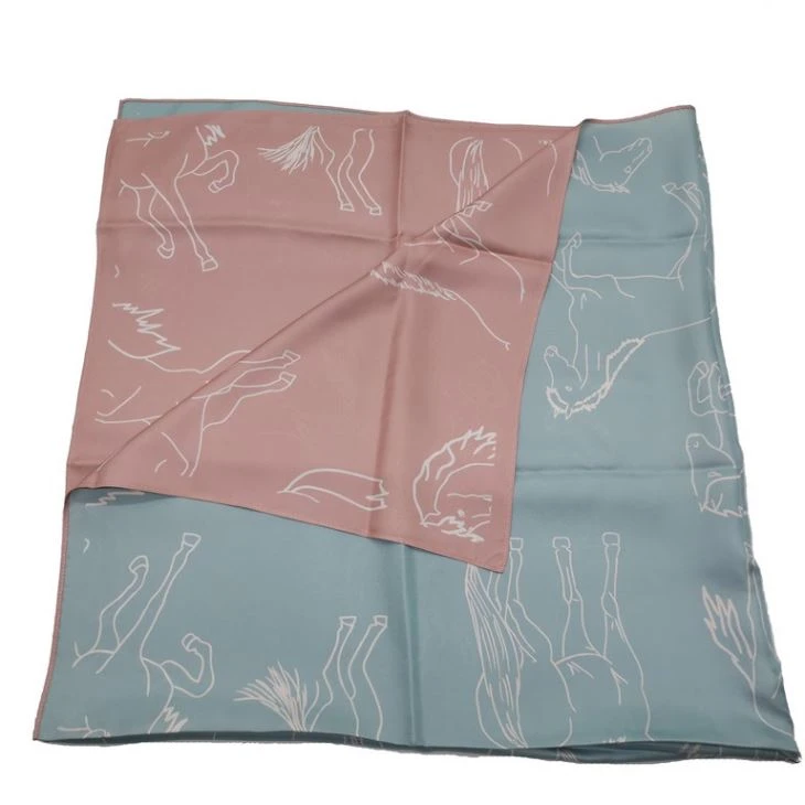Silk Printed Scarf Long Scarf